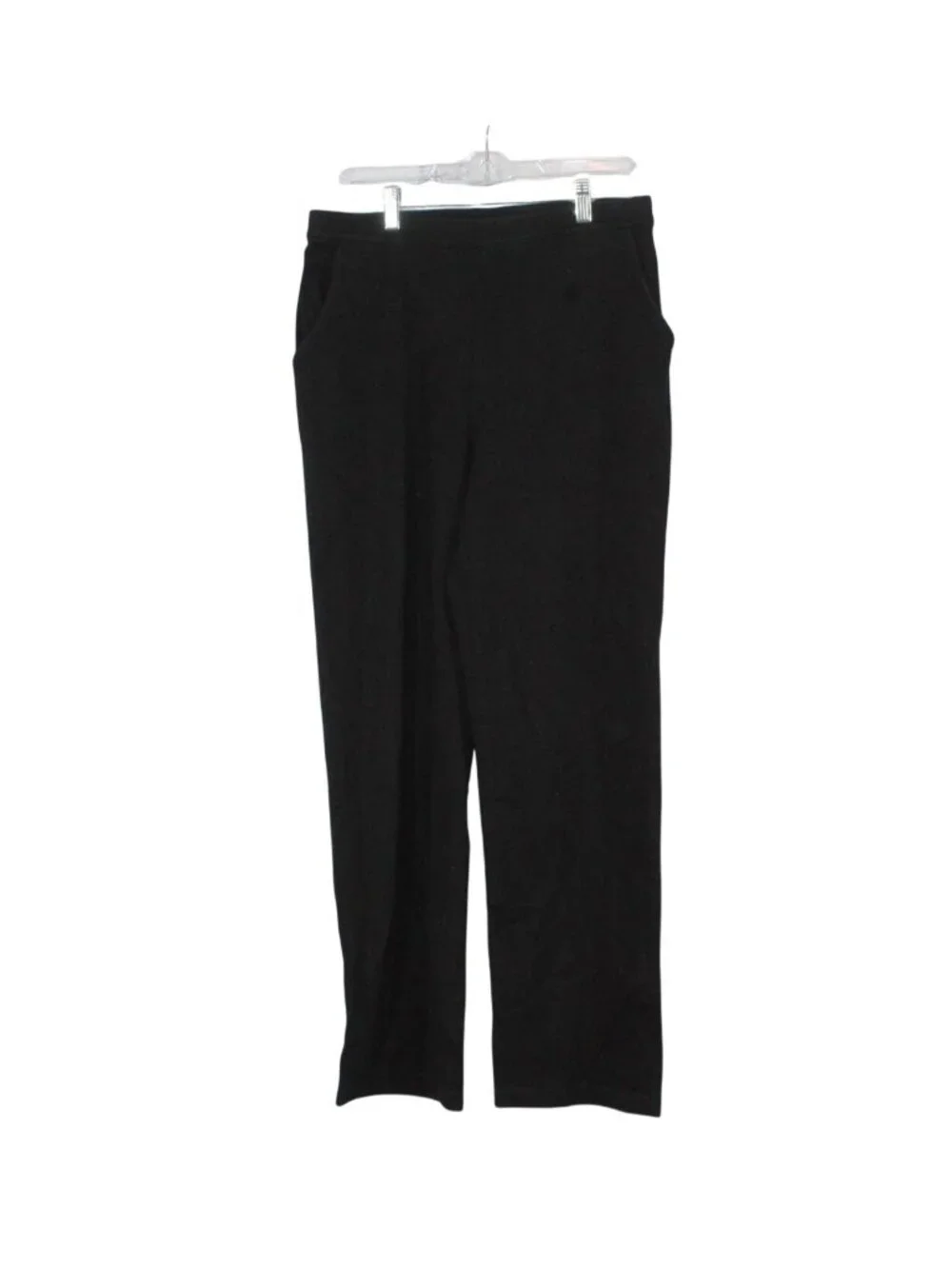 LL Bean Perfect Fit Pants Denim Straight Leg Black Size Medium